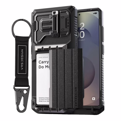 VRS รุ่น Damda Glide Ultimate - เคส Galaxy S25 Ultra - สี Black