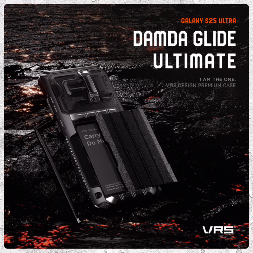 VRS รุ่น Damda Glide Ultimate - เคส Galaxy S25 Ultra - สี Metallic Green