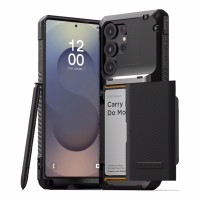VRS รุ่น Damda Glide Pro - เคส Galaxy S25 Ultra - สี Black Groove