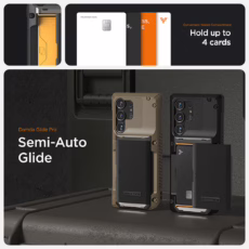 VRS รุ่น Damda Glide Pro - เคส Galaxy S25 Ultra - สี Black Groove