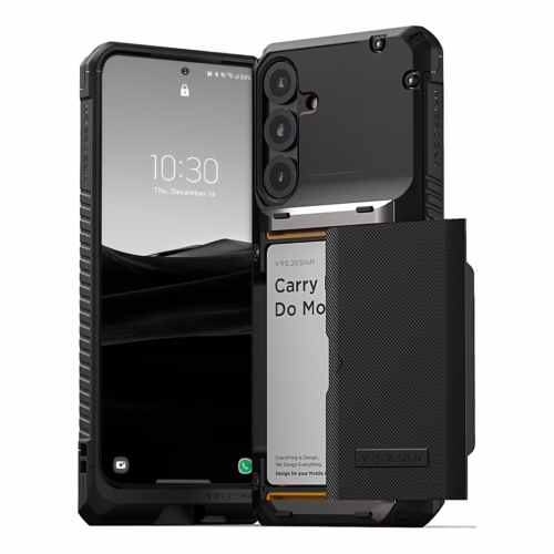VRS รุ่น Damda Glide Pro - เคส Galaxy S25 Plus - สี Black Groove