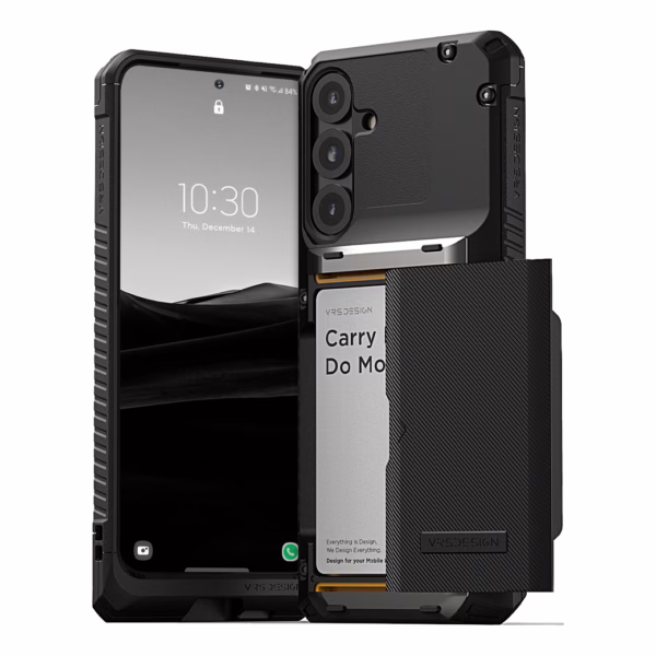 VRS รุ่น Damda Glide Pro - เคส Galaxy S25 Plus - สี Black Groove