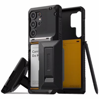 VRS รุ่น Damda Glide Hybrid - เคส Galaxy S25 Ultra - สี Black Groove