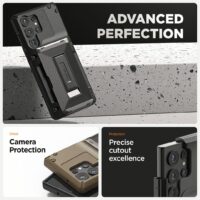 VRS รุ่น Damda Glide Hybrid - เคส Galaxy S25 Ultra - สี Black Groove