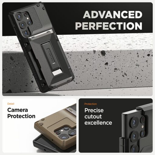 VRS รุ่น Damda Glide Hybrid - เคส Galaxy S25 Ultra - สี Black Groove - Image 2