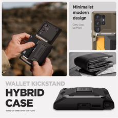 VRS รุ่น Damda Glide Hybrid - เคส Galaxy S25 Ultra - สี Black Groove