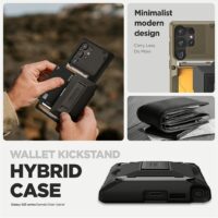 VRS รุ่น Damda Glide Hybrid - เคส Galaxy S25 Ultra - สี Black Groove