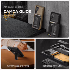 VRS รุ่น Damda Glide Hybrid - เคส Galaxy S25 Ultra - สี Black Groove