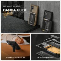 VRS รุ่น Damda Glide Hybrid - เคส Galaxy S25 Ultra - สี Black Groove