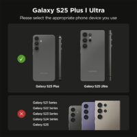 VRS รุ่น TerraGuard Ultimate - เคส Galaxy S25 Plus - สี Black / Black