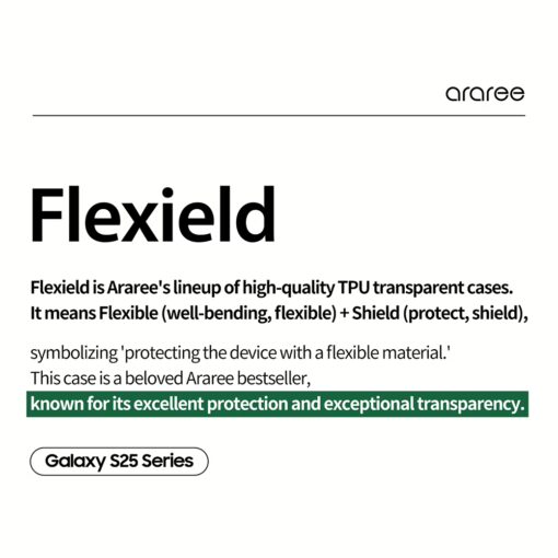 Araree รุ่น Flexield - เคส Galaxy S25 Ultra - สี Clear - Image 15
