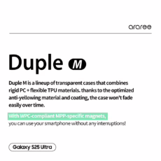 Araree รุ่น Duple M - เคส Galaxy S25 Ultra - สี Clear Matt