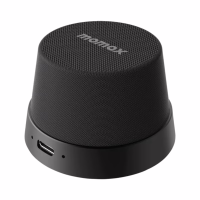 Momax รุ่น 1-Vibe Go - ลำโพง Magnetic - สี Black