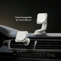 Momax รุ่น Q2.Mag Mount - แท่นชาร์จไร้สายติดรถยนต์ - สี Titanium