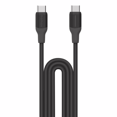Momax สายชาร์จ รุ่น 1-Link ชาร์จไว 60W PD 3.0 USB-C to C (ยาว 1.2m) - สี Black