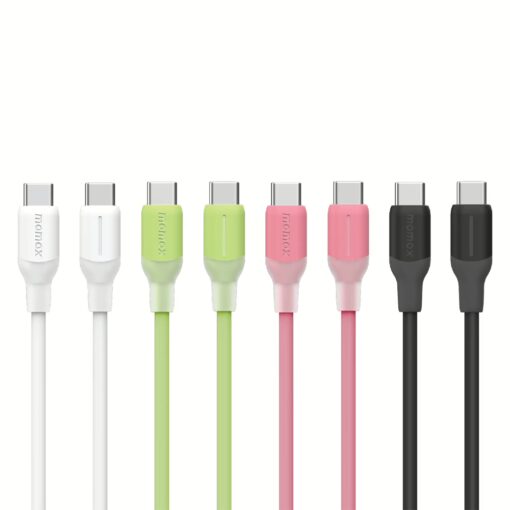 Momax สายชาร์จ รุ่น 1-Link ชาร์จไว 60W PD 3.0 USB-C to C (ยาว 1.2m) - สี Black - Image 2