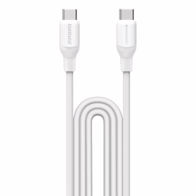 Momax สายชาร์จ รุ่น 1-Link ชาร์จไว 60W PD 3.0 USB-C to C (ยาว 1.2m) - สี White