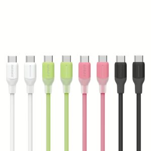 Momax สายชาร์จ รุ่น 1-Link ชาร์จไว 60W PD 3.0 USB-C to C (ยาว 1.2m) - สี White