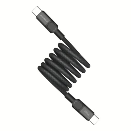 Momax สายชาร์จ รุ่น Mag.Link ชาร์จไว PD QC 3.0 100W USB-C to C (ยาว 1m) - สี Black