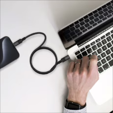 Momax สายชาร์จ รุ่น Mag.Link ชาร์จไว PD QC 3.0 100W USB-C to C (ยาว 1m) - สี Sandstone