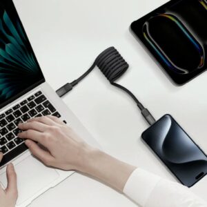 Momax สายชาร์จ รุ่น Mag.Link ชาร์จไว QC 3.0 60W USB-C to C (ยาว 1m) - สี Sandstone