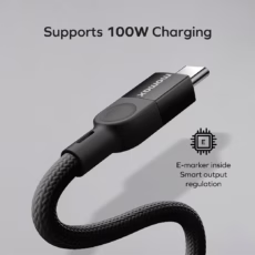 Momax สายชาร์จ รุ่น Mag.Link ชาร์จไว PD QC 3.0 100W USB-C to C (ยาว 2m) - สี Black