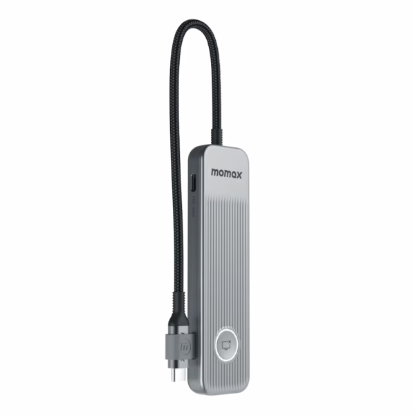 อุปกรณ์เชื่อมต่อ Momax รุ่น One Link Hub 7-in-1 USB-C 100W PD - สี Space Grey