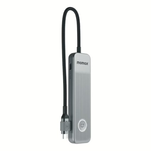 อุปกรณ์เชื่อมต่อ Momax รุ่น One Link Hub 7-in-1 USB-C 100W PD - สี Space Grey - Image 3
