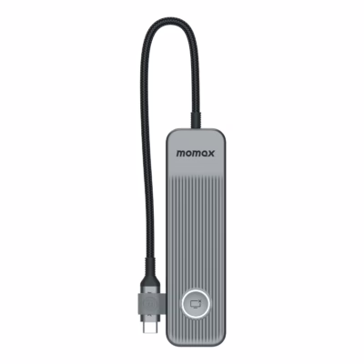 อุปกรณ์เชื่อมต่อ Momax รุ่น One Link Hub 7-in-1 USB-C 100W PD - สี Space Grey