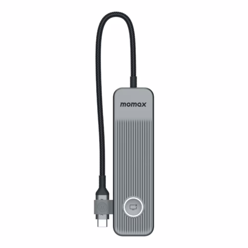 อุปกรณ์เชื่อมต่อ Momax รุ่น One Link Hub 7-in-1 USB-C 100W PD - สี Space Grey
