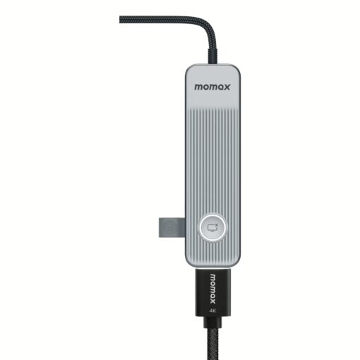 อุปกรณ์เชื่อมต่อ Momax รุ่น One Link Hub 7-in-1 USB-C 100W PD - สี Space Grey - Image 4