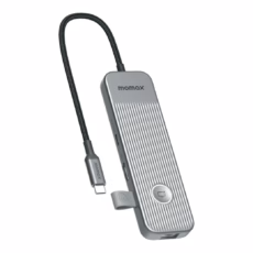 อุปกรณ์เชื่อมต่อ Momax รุ่น One Link Hub 8-in-1 USB-C 100W PD - สี Space Grey
