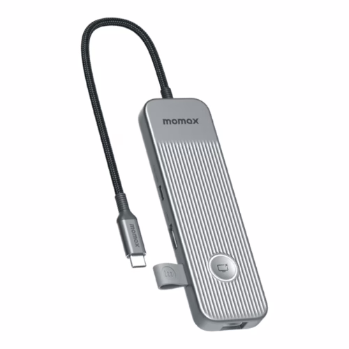 อุปกรณ์เชื่อมต่อ Momax รุ่น One Link Hub 8-in-1 USB-C 100W PD - สี Space Grey