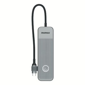อุปกรณ์เชื่อมต่อ Momax รุ่น One Link Hub 8-in-1 USB-C 100W PD - สี Space Grey