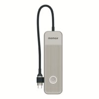 อุปกรณ์เชื่อมต่อ Momax รุ่น One Link Hub 8-in-1 USB-C 100W PD - สี Titanium