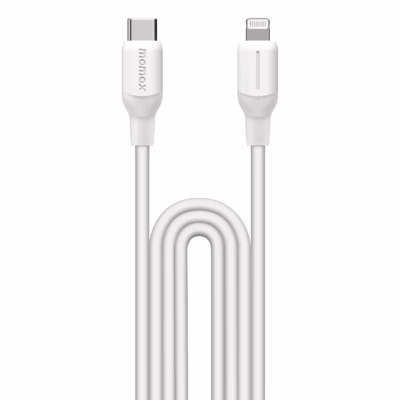 Momax สายชาร์จ รุ่น 1-Link Fast Charge 30W USB-C To Lightning (ยาว 1.2m) - สี White