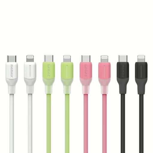 Momax สายชาร์จ รุ่น 1-Link Fast Charge 30W USB-C To Lightning (ยาว 1.2m) - สี White - Image 2