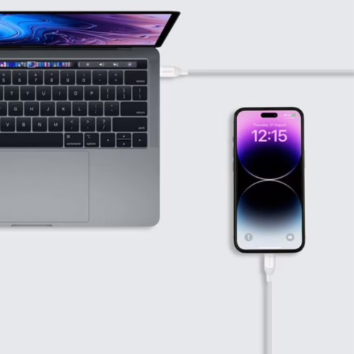 Momax สายชาร์จ รุ่น 1-Link Fast Charge 30W USB-C To Lightning (ยาว 1.2m) - สี White