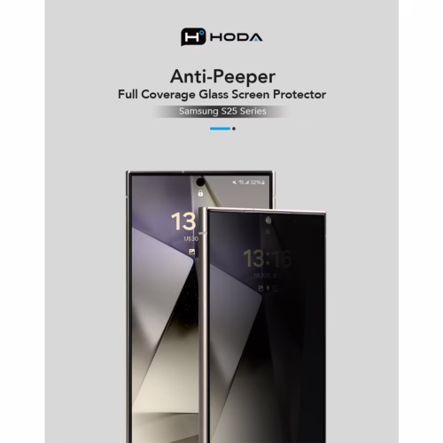 Hoda รุ่น Anti-Peeper (Privacy) Tempered Glass - ฟิล์มกระจก Galaxy S25 Plus