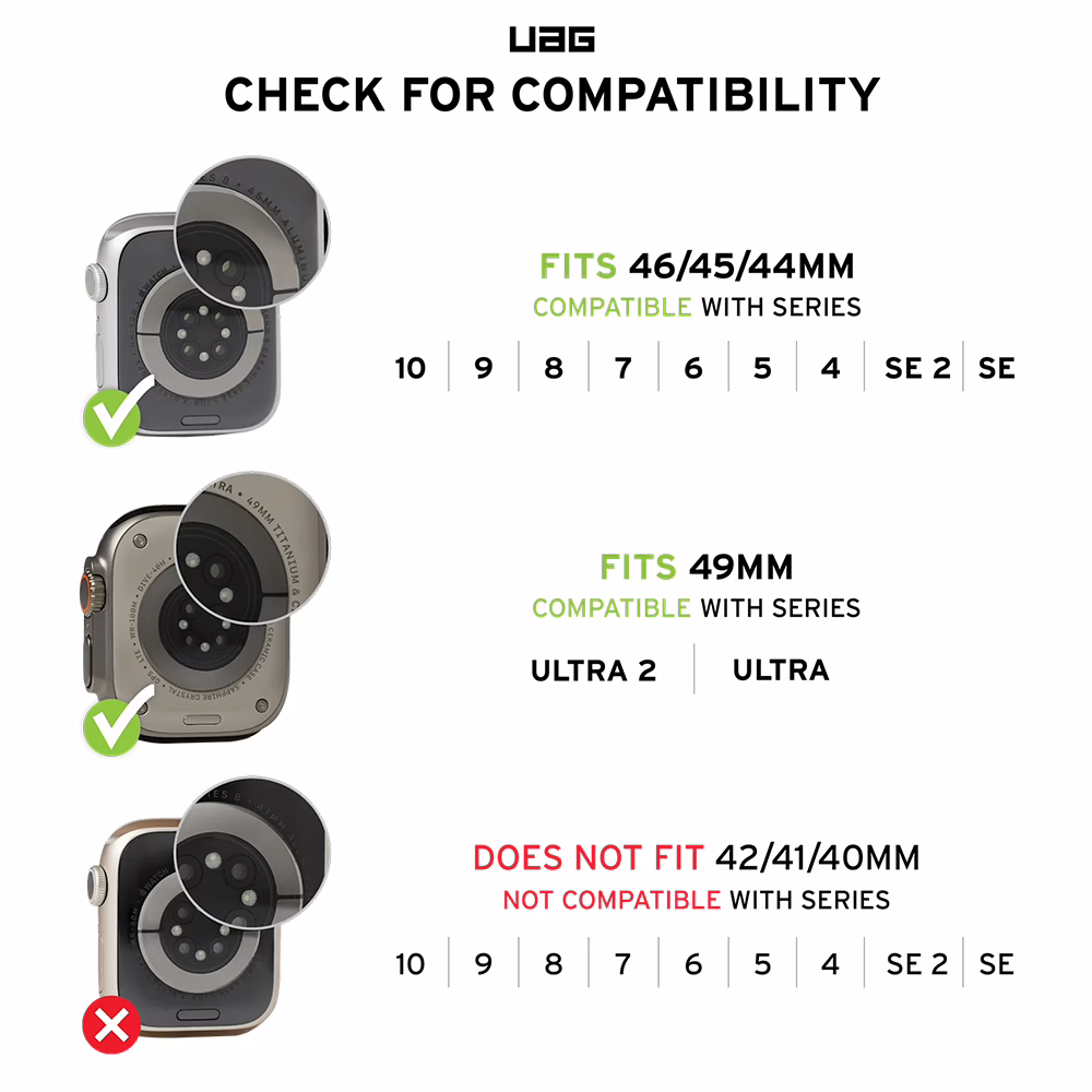 UAG รุ่น Civilian - สายนาฬิกา Apple Watch 38/40/41mm - สี Powder 9 UAG รุ่น Civilian - สายนาฬิกา Apple Watch 38/40/41mm - สี Powder - Image 9