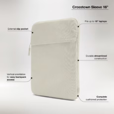 Incase รุ่น Crosstown Sleeve - ซองใส่แล็ปท็อป Laptop 16" - สี Limestone - Image 7