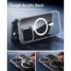 ESR รุ่น Classic Hybrid (Halolock) - Bundle Set - เคส+ฟิล์ม iPhone 16 Pro - สี Clear (พร้อมฟิล์ม+กระจกเลนส์กล้อง)