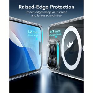 ESR รุ่น Classic Hybrid (Halolock) - Bundle Set - เคส+ฟิล์ม iPhone 16 Pro - สี Clear (พร้อมฟิล์ม+กระจกเลนส์กล้อง)