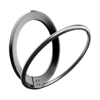 Momax รุ่น Hoop Magnetic Ring Stand - แหวนติดหลังมือถือ - สี Black