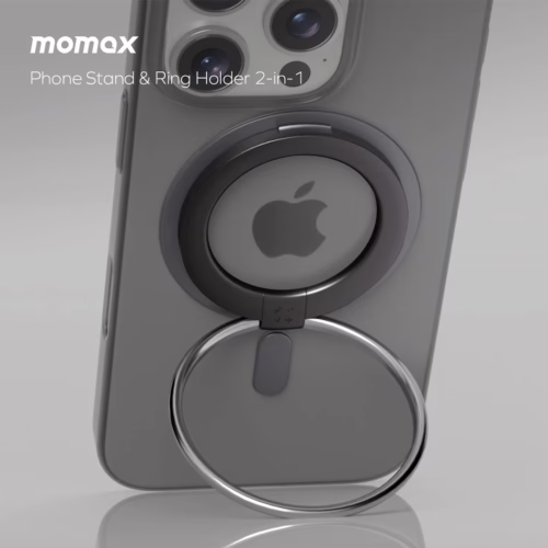 Momax รุ่น Hoop Magnetic Ring Stand - แหวนติดหลังมือถือ - สี Purple