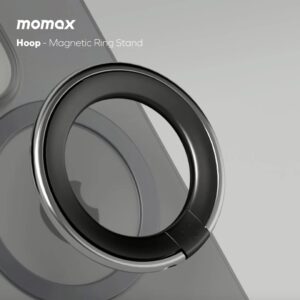 Momax รุ่น Hoop Magnetic Ring Stand - แหวนติดหลังมือถือ - สี Black 12 Momax รุ่น Hoop Magnetic Ring Stand - แหวนติดหลังมือถือ - สี Black