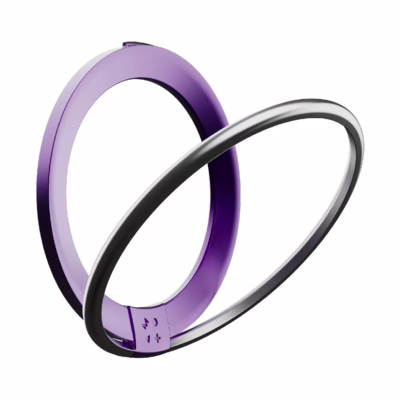 Momax รุ่น Hoop Magnetic Ring Stand - แหวนติดหลังมือถือ - สี Purple