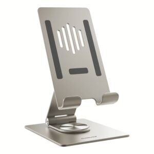 แท่นวาง Momax รุ่น Fold Stand Rotatable Phone Tablet Stand - สี Titanium