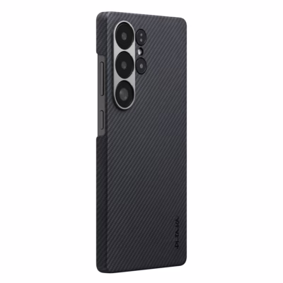 Pitaka รุ่น Ultra-Slim Case - เคส Galaxy S25 Ultra - สี Black/Grey Twill