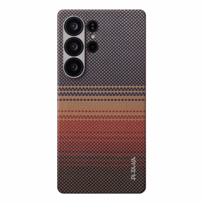 Pitaka รุ่น Tactile Woven - เคส Galaxy S25 Ultra - สี Sunset